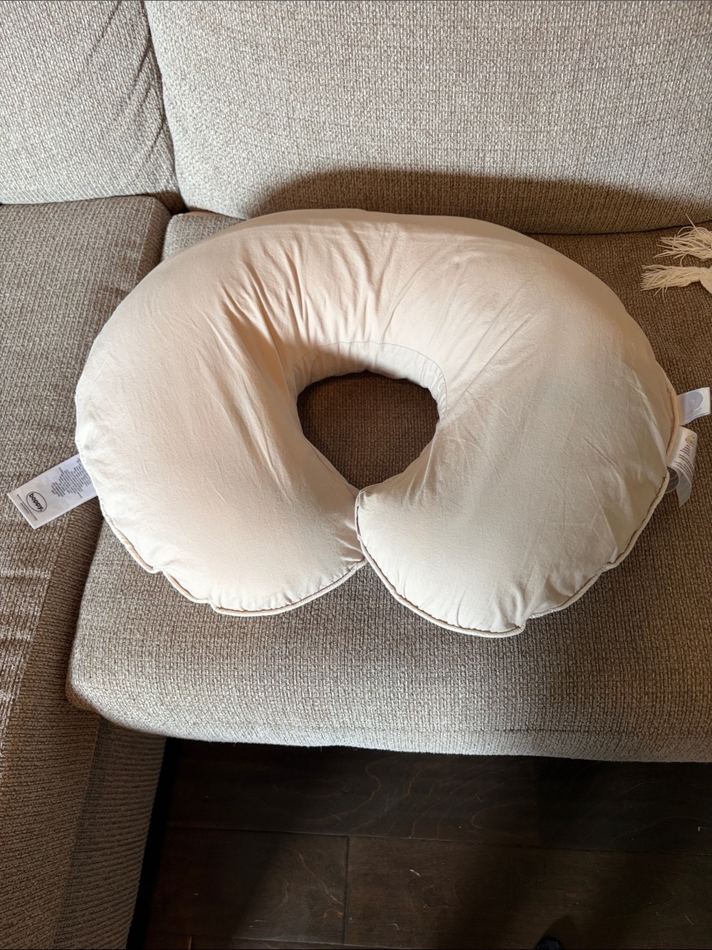 Boppy Cream Nursing Support Pillow